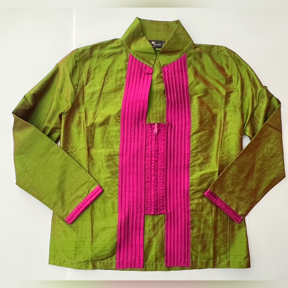 Etro Milano - Made In Italy - Silk Green Jacket - 40